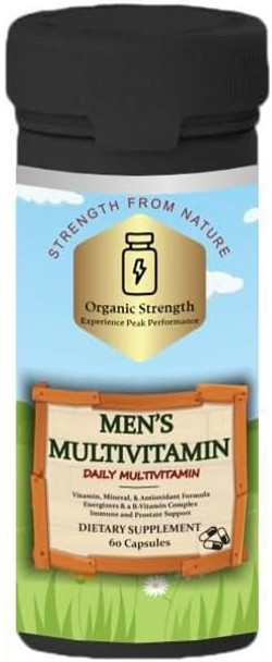 Men'S Multivitamin Capsules: Unlock Your Peak Performance And Optimal Health With 300% Average Daily Intake Vitamin A, B, C, Biotin, Magnesium, Zinc, Chromium (60 Count)
