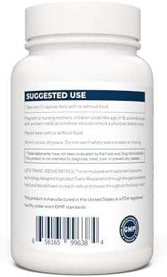 Renue By Science Resveratrol  High Strength Liposomal Resveratrol Supplement  90 Trans Resveratrol Capsules  125Mg Reservatrol Per Serving  Non-Gmo  Made In The Usa Third Party Tested