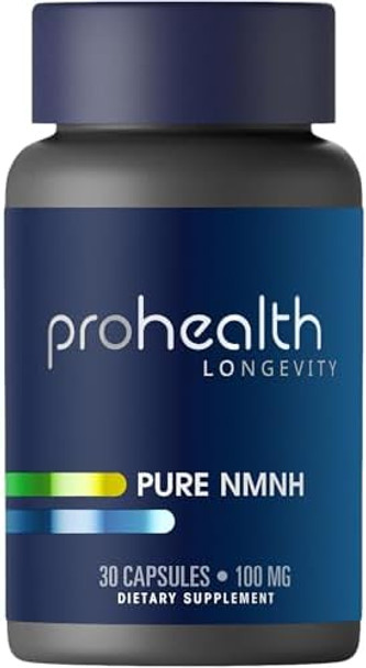 Pure Nmnh (Dihydronicotinamide Mononucleotide) 100 Mg  Sustained Nad Boost  3Rd Party Lab Tested  30 Servings Reduced Nmn Supplement
