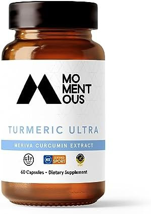 Momentous Turmeric Ultra Supplement, Capsules, 30 Servings