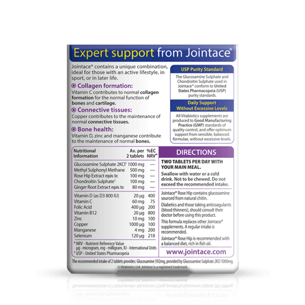 Vitabiotics Jointace Rose Hip 30 Tablets