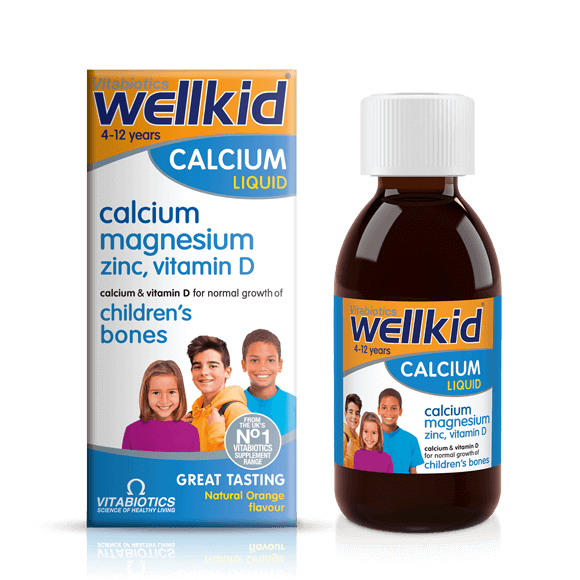 Vitabiotics Wellkid Calcium Liquid 150Ml
