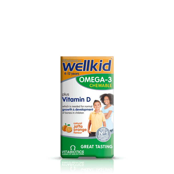 Vitabiotics Wellkid Omega-3 Chewable 60 Capsules