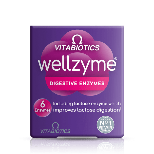 Vitabiotics Wellzyme Digestive Enzymes 60 Capsules