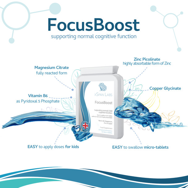 Xspanlabs FocusBoost 120 highly bioavailable micro-tablets