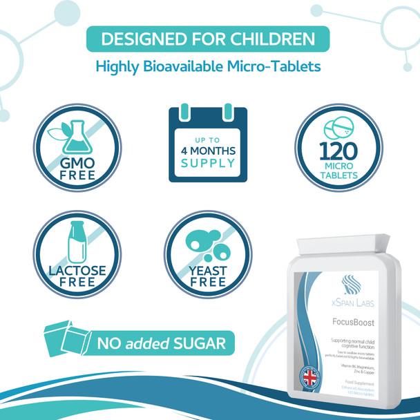 Xspanlabs FocusBoost 120 highly bioavailable micro-tablets