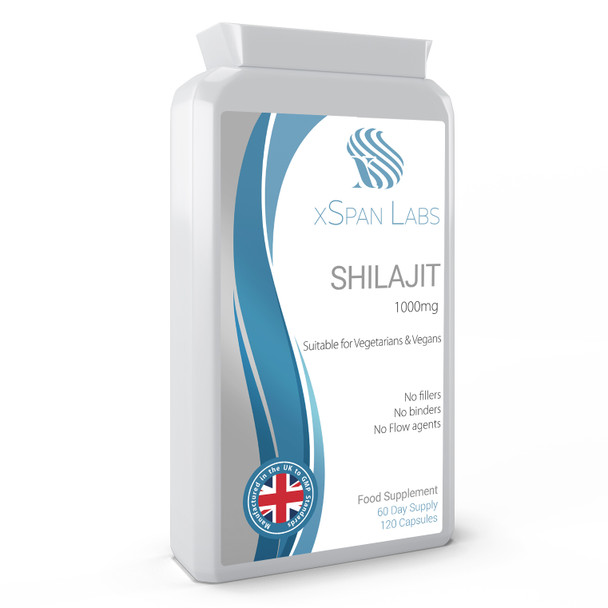 Xspanlabs Shilajit 1000mg – enriched with Natural Fulvic Acid