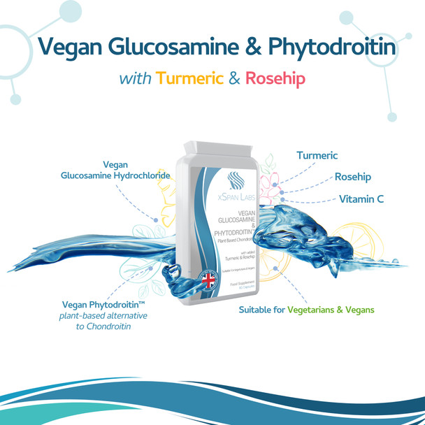 Xspanlabs VEGAN Glucosamine & Phytodroitin™ 90 Capsules