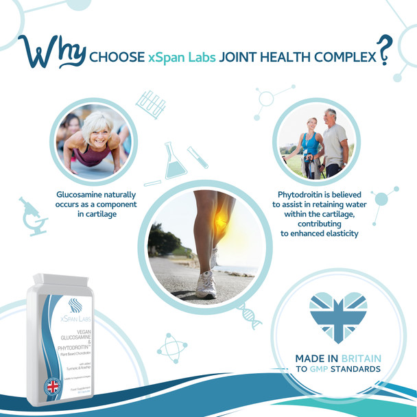 Xspanlabs VEGAN Glucosamine & Phytodroitin™ 90 Capsules