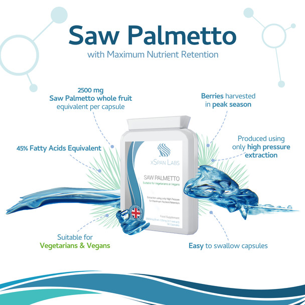 Xspanlabs Saw Palmetto - 90 Capsules