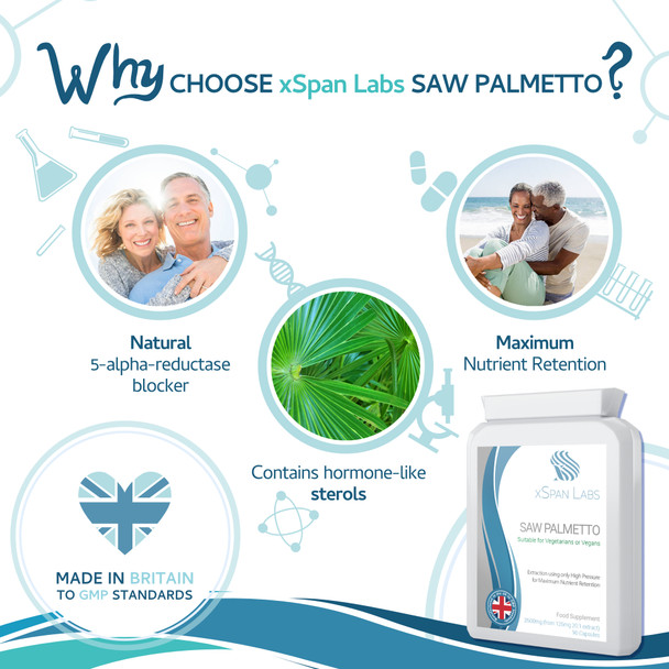 Xspanlabs Saw Palmetto - 90 Capsules