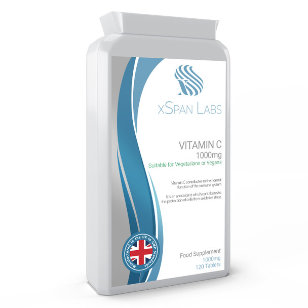 Xspanlabs Vitamin C 1000mg (1 gram) 120 tablets