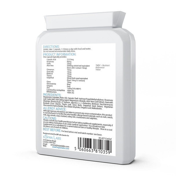 Xspanlabs CandiClear Complex 60 capsules
