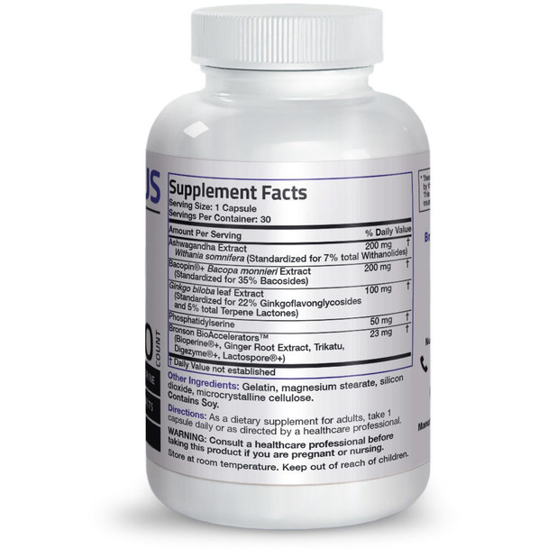 Bronson Cogni-PS Plus Brain Formula 60 Count