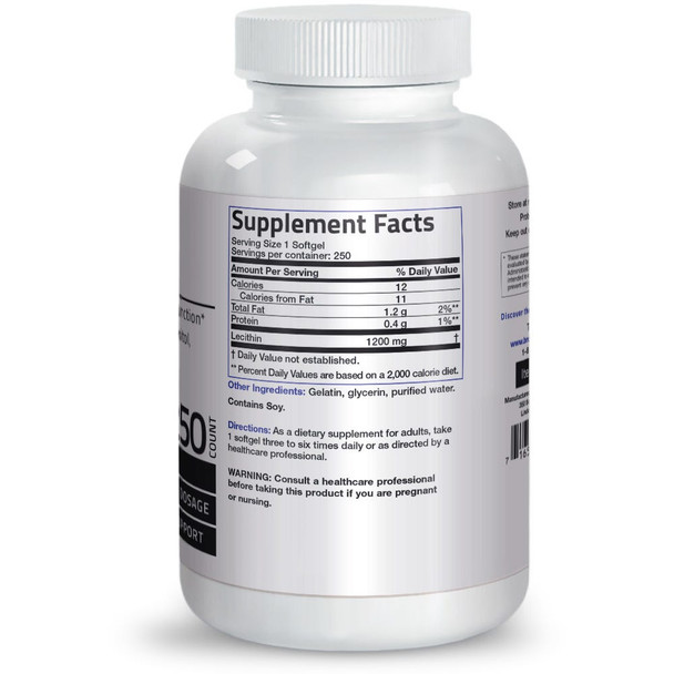 Bronson Lecithin - 1,200 mg 250 Count Bronson Lecithin - 1,200 mg 250 Count