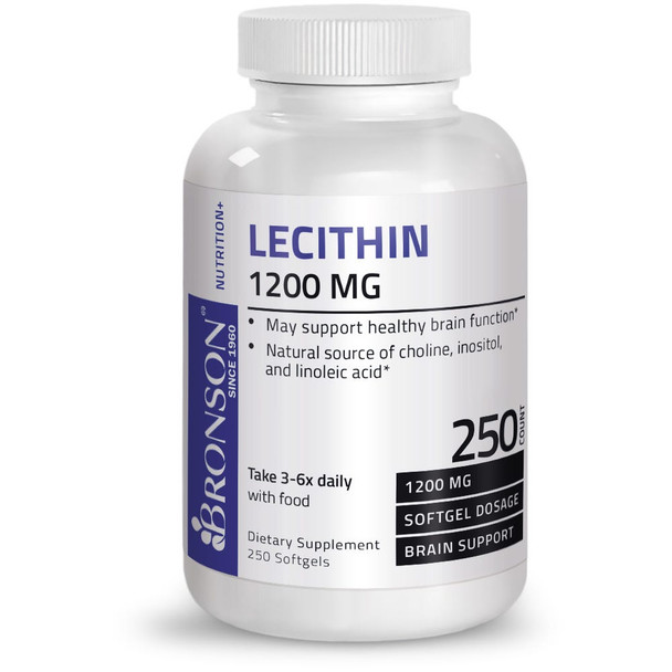 Bronson Lecithin - 1,200 mg 250 Count Bronson Lecithin - 1,200 mg 250 Count