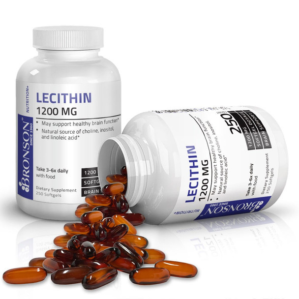 Bronson Lecithin - 1,200 mg 250 Count Bronson Lecithin - 1,200 mg 250 Count