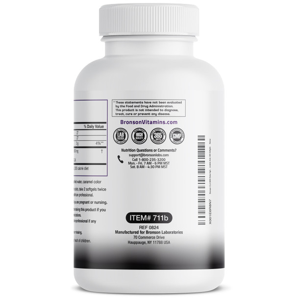 Bronson CLA 3000 Conjugated Linoleic Acid Extra High Potency - 3,000 mg 300 Count