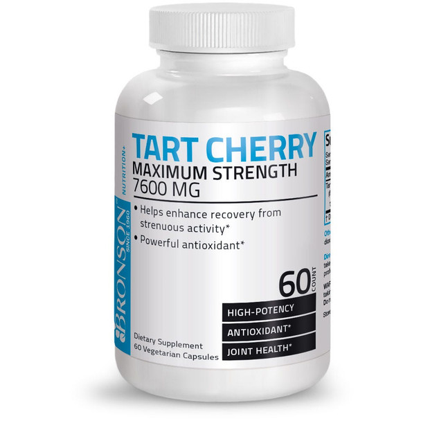 Bronson Tart Cherry Extract Maximum Strength - 7,600 MG 60 Count