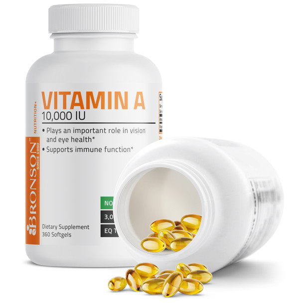 Bronson Vitamin A Retinyl Palmitate - 10,000 IU 360 Count