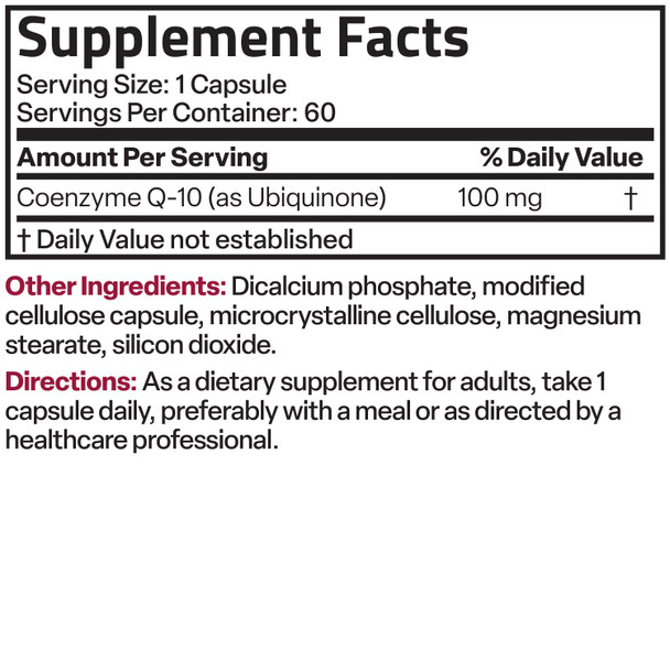 Bronson CoQ10 - 100 mg 60 Count