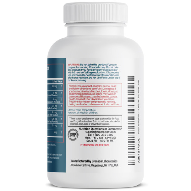 Bronson Advanced Colon Cleanse 120 Count