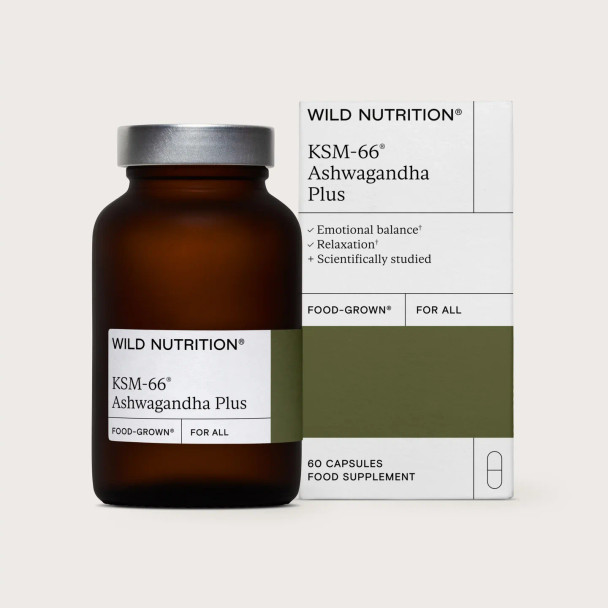 Wild Nutrition KSM-66 Ashwagandha Plus 60 Capsules