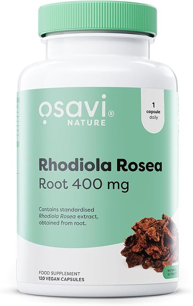 Osavi - Rhodiola Rosea Root, 400mg - 120 Vegan Capsules