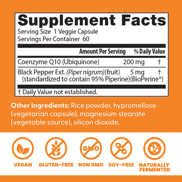 Doctor's Best High Absorption CoQ10 60 Veggie Caps