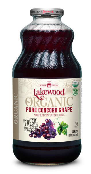 Lakewood Organic Pure Concord Grape Juice 32 oz Lakewood Organic Pure Concord Grape Juice 32 oz