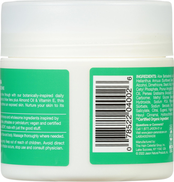 Jason Natural 84% Aloe Vera Soothing Crème, 118ml
