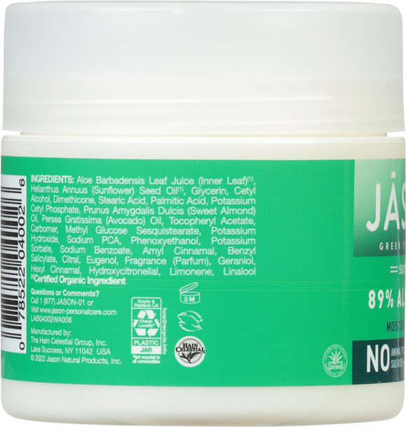 Jason Natural 84% Aloe Vera Soothing Crème, 118ml