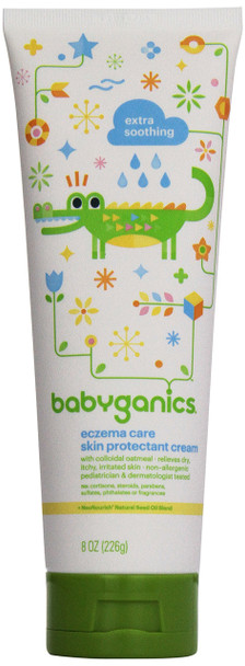 Babyganics Eczema Care Skin Protectant Cream 8 oz