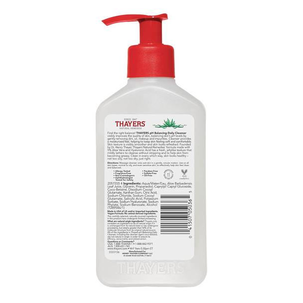 THAYERS pH Balancing Daily Cleanser 8 FL Oz