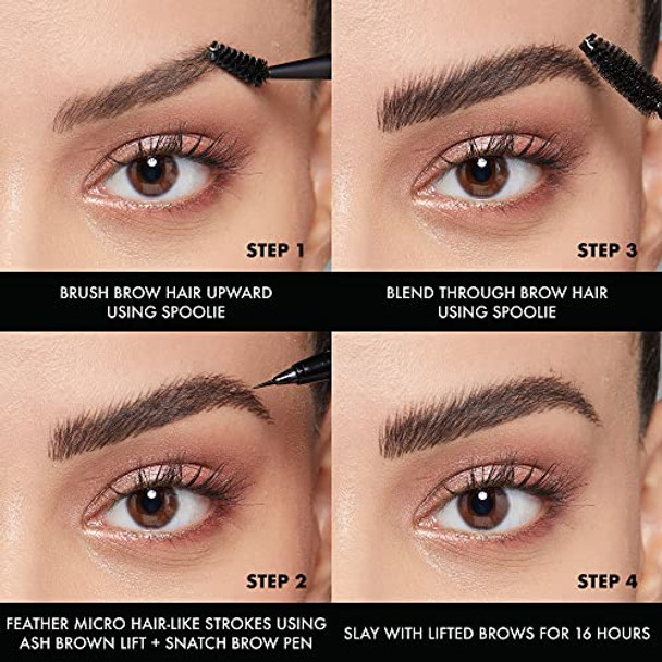 Nyx Professional Makeup lift & Snatch Eyebrow Tint Pen Ash Brown (Pack Of 2)