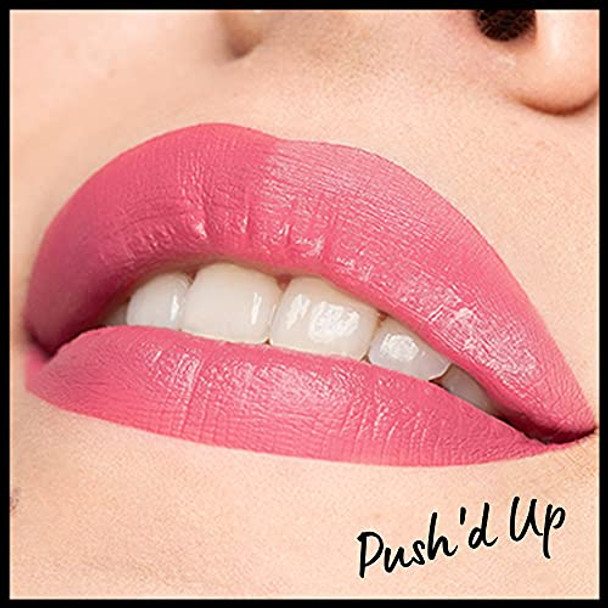 Nyx Professional Makeup lip Lingerie Xxl Matte Liquid Lipstick Bundle - Push-D Up (Muted Pink) & Flaunt It (Dusty Pink)