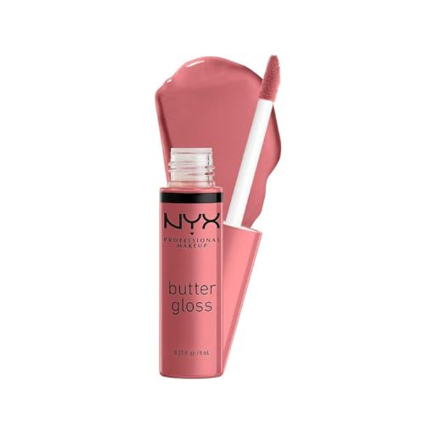 Nyx Professional Makeup butter Gloss Brown Sugar Non-Sticky Lip Gloss - Butterscotch & Tiramisu