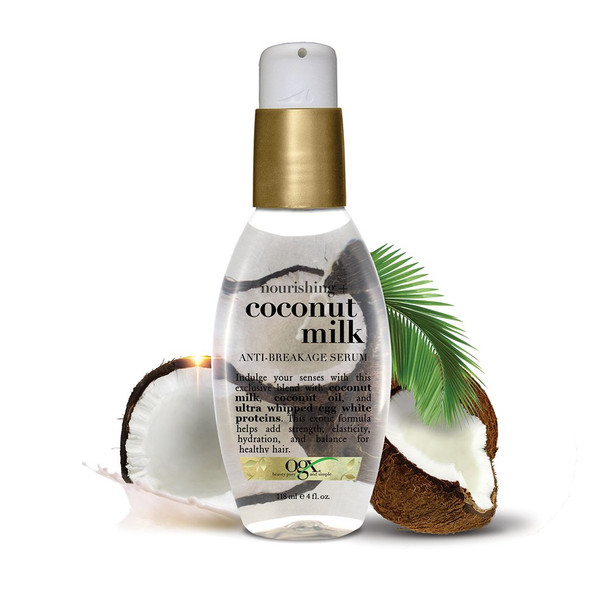 Ogx Nourishing + Coconut Milk Anti-Breakage Serum 4 Fl Oz