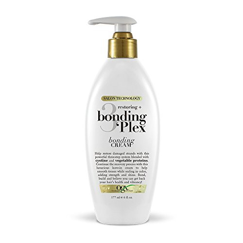 Ogx Restoring + Bonding Plex Salon Technology Bonding Cream Leave-In Treatment 6 Ounce 177 Fl Oz.