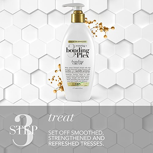 Ogx Restoring + Bonding Plex Salon Technology Bonding Cream Leave-In Treatment 6 Ounce 177 Fl Oz.