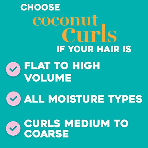 Ogx Locking + Coconut Curls Air Dry Cream No Parabens 6 Oz