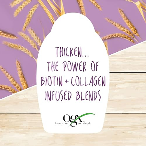 Ogx Thick & Full Biotin & Collagen Weightless Oil Mist 4 Fl Oz 2 Pack