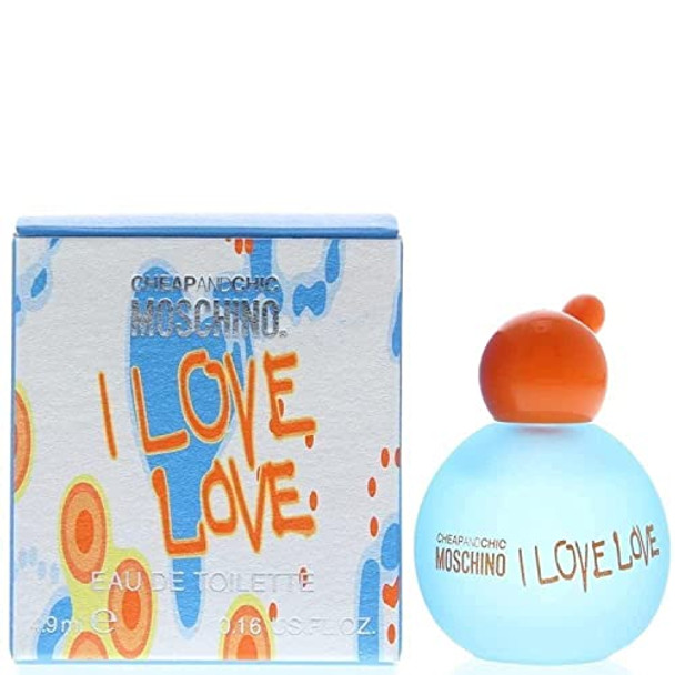Moschino I Love Love By Moschino For Women. Miniature Eau De Toilette  Blue  5 Ml.