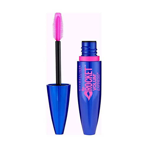 Maybelline Volume' Express The Rocket Washable Mascara  Blackest Black [400]  0.3 Oz (Pack Of 6)