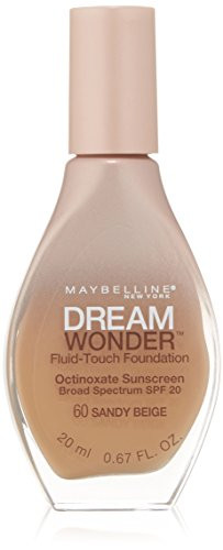 Maybelline New York Dream Wonder Fluid-Touch Foundation  Sandy Beige  0.67 Fluid Ounce