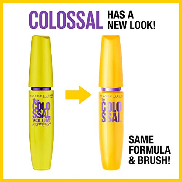 Maybelline The Colossal Volum' Express Washable Mascara (230 Glam Black) (.31Oz) 9.2Ml