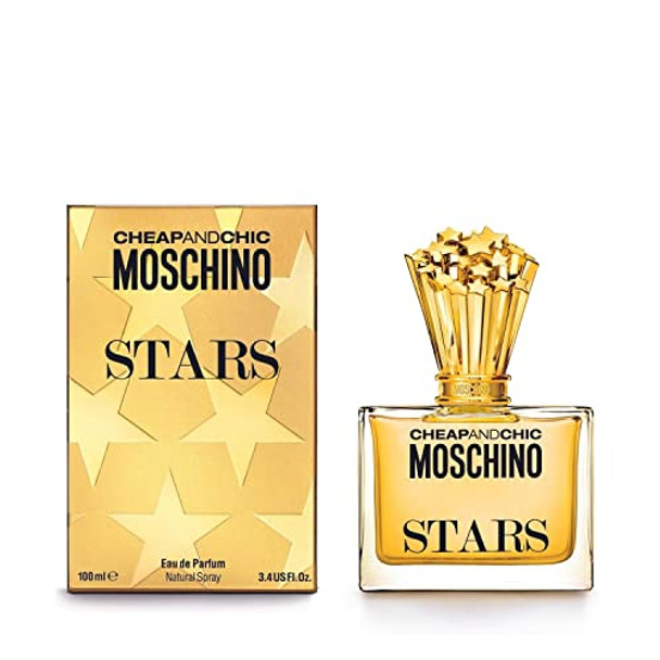 Moschino Cheap & Chic Stars Eau De Parfum Women Perfume Spray  3.4 Ounce  Multi
