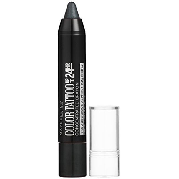 Maybelline New York Eyestudio Colortattoo Concentrated Crayon 740 Grey Crystal  0.08 Oz. Maybelline New York Eyestudio Colortattoo Concentrated Crayon 740 Grey Crystal  0.08 Oz.