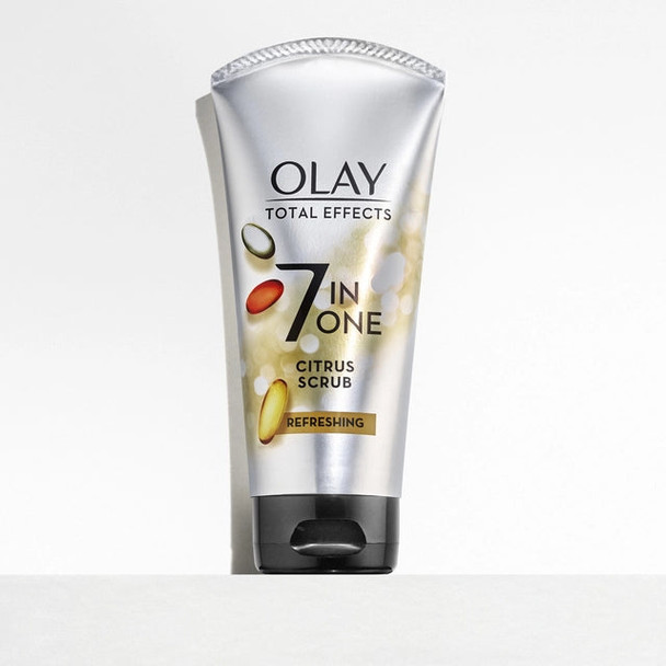 Olay Total Effects Citrus Facial Cleanser and Scrub, 5.0 Ounces