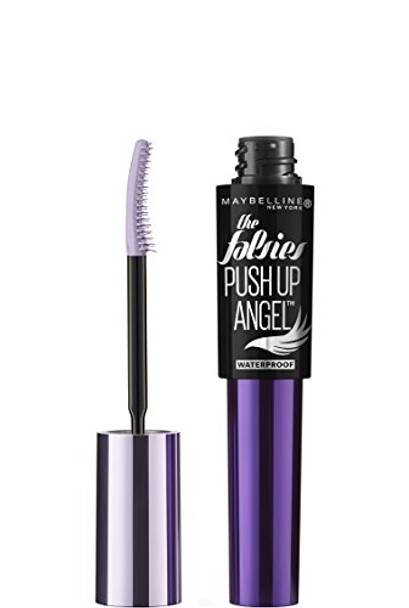 Maybelline The Falsies Push Up Angel Waterproof Mascara  Lengthening And Curling Make Up Formula  Very Black  1 Count